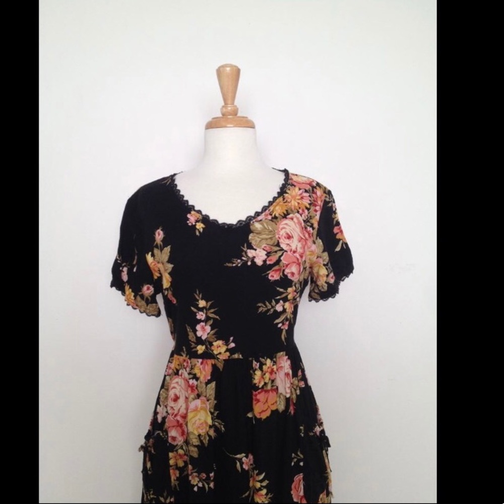 Vintage Floral Dress